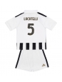 Otroške Nogometnih dresov Juventus Manuel Locatelli #5 Domači 2026-27 Kratki rokavi (+ hlače)